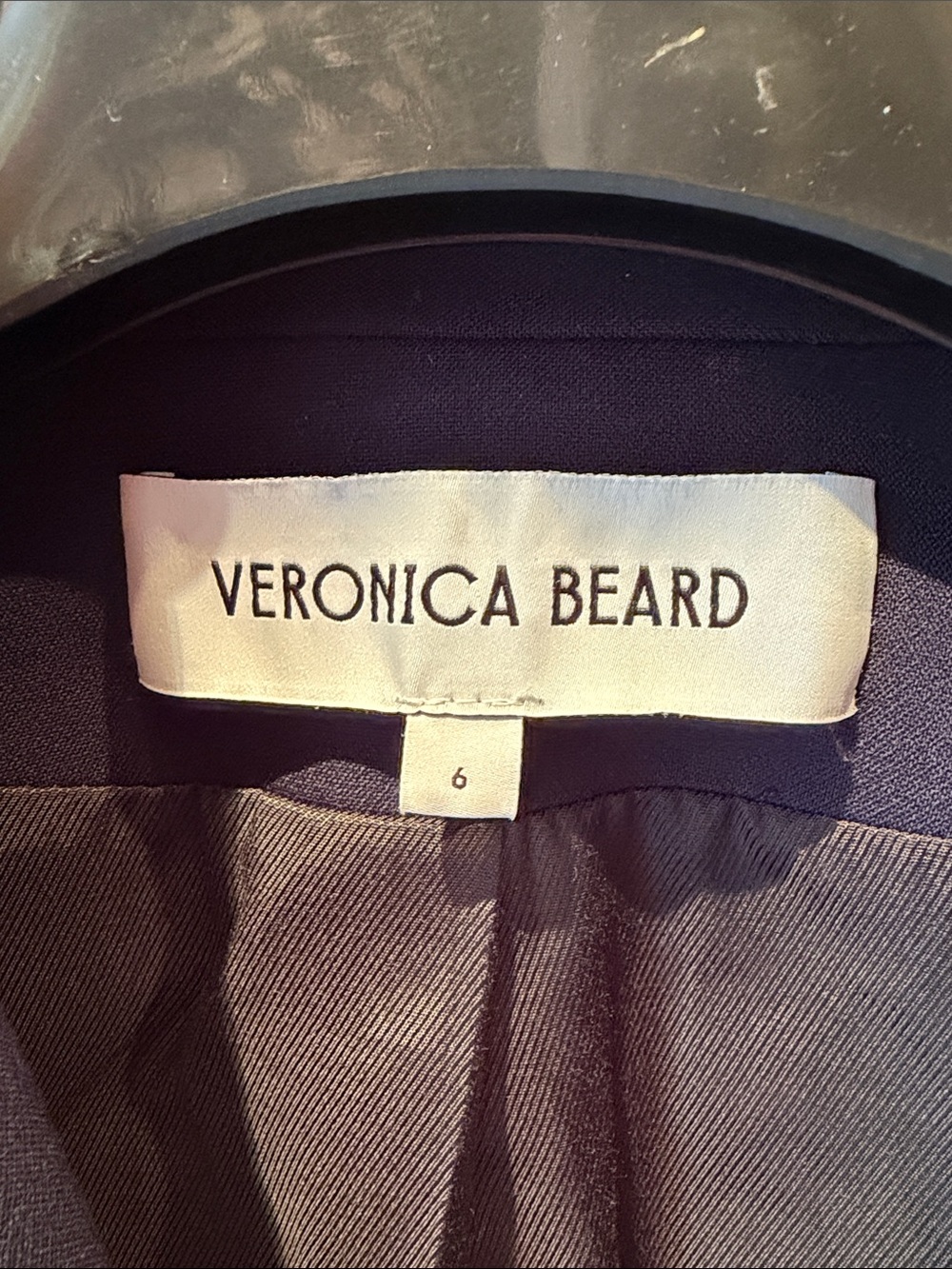 Veronica Beard Navy Miller Dickey Jacket Blazer with Gold Buttons - Picture 2 of 4